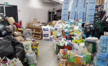 Miejski Punkt Zbiórki Darów przekazał dary uchodźcom