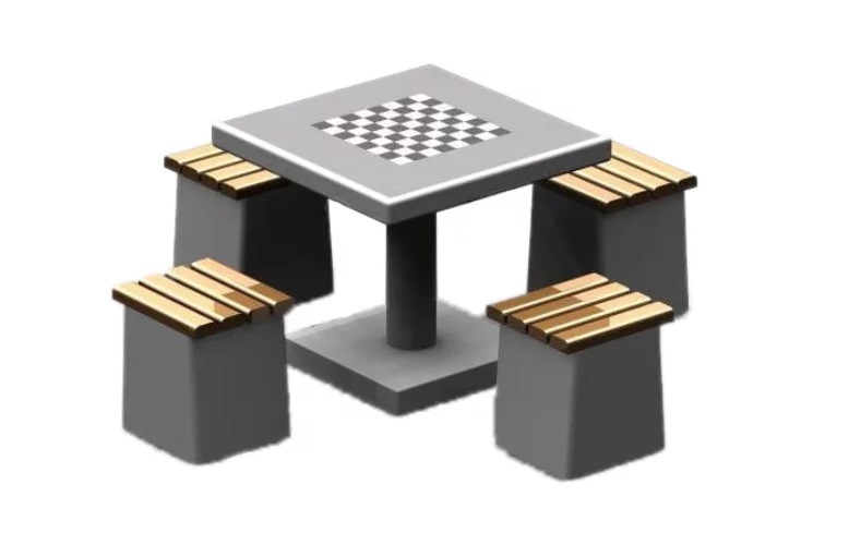 wizualizacja stołu do gry w szachy
