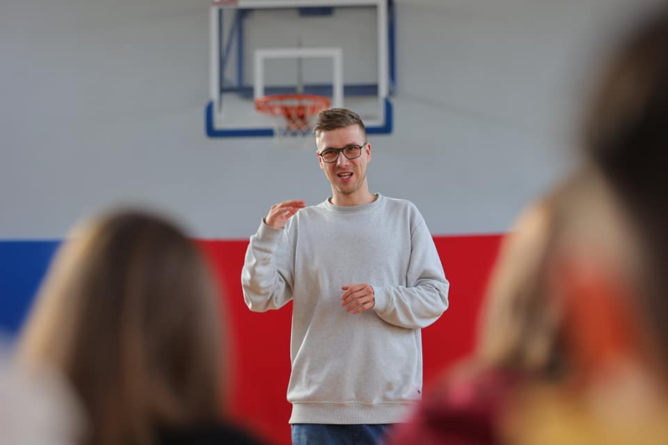 Mikser podczas prelekcji, foto: Krzysztof Jojko