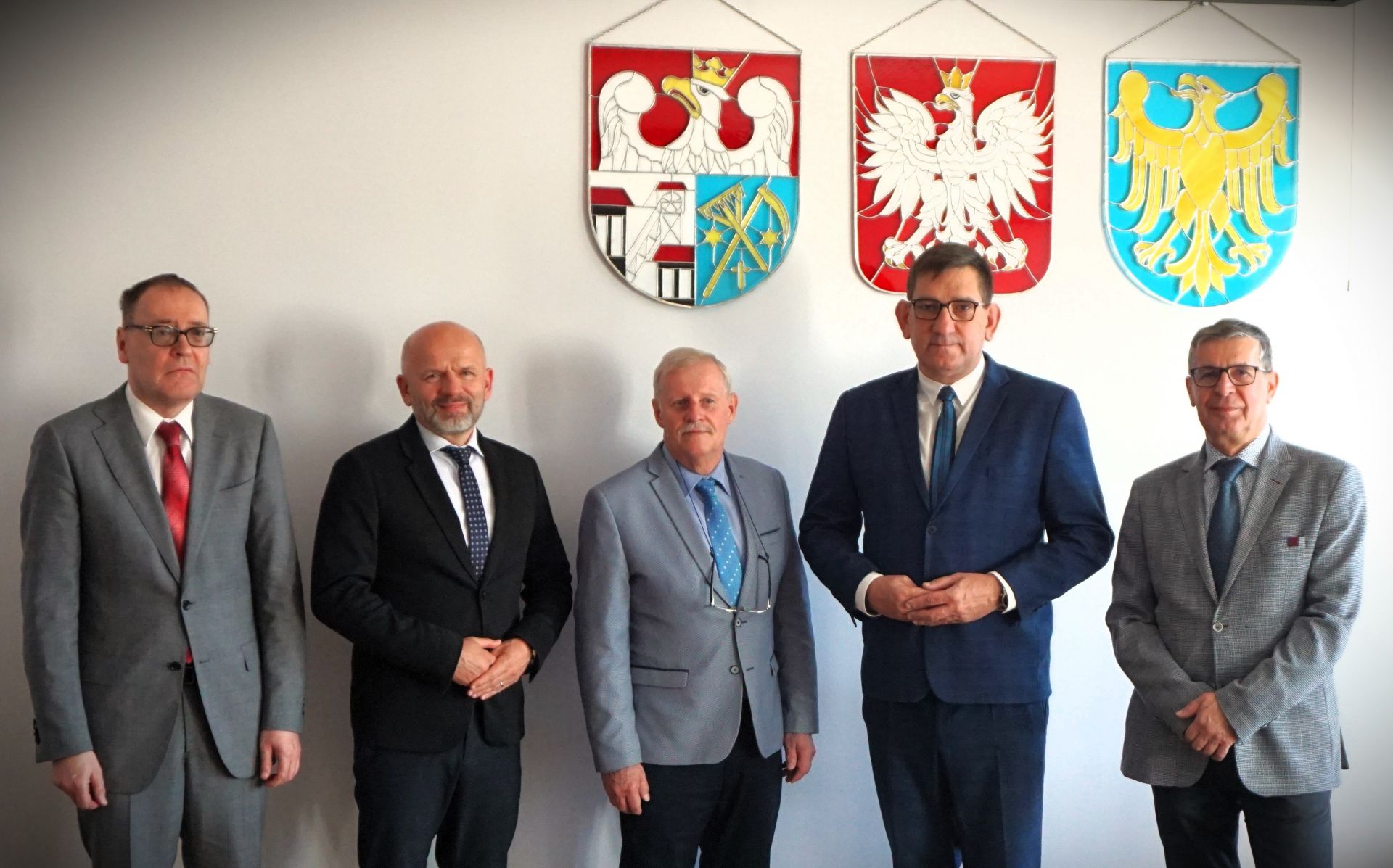 od lewej: Krzysztof Grzelak, Piotr Surówka, Piotr Dudło, Tomasz Rzepa, Wojciech Kołodziej