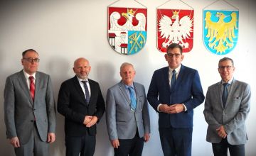 Prezydent Knurowa i jego najbliżsi współpracownicy