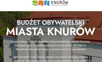 Wystartowała kolejna edycja Budżetu Obywatelskiego Miasta Knurów