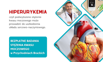 Bezpłatne badania stężenia kwasu moczowego