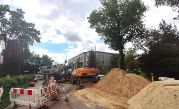Naprawa ulicy Wilsona postępuje
