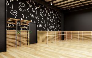 Wizualizacja CK Hard Club, sala taneczna