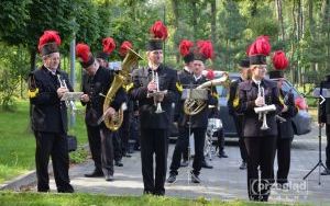 Orkiestra KWK Knurów podczas nadawała oprawy muzycznej podczas wydarzenia