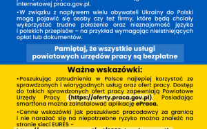 Rady dla obywateli Ukrainy zainteresowanych podjęciem zatrudnienia w Polsce (4)