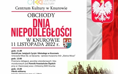 Obchody Dnia Niepodległości 2022 w Knurowie (4)
